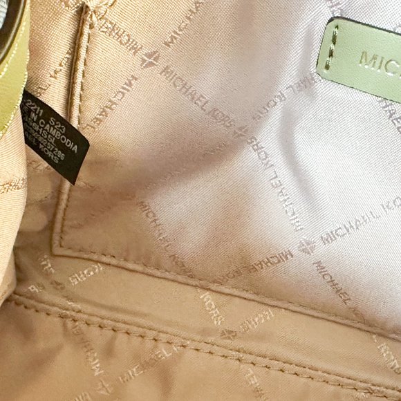 Michael Kors Sheila Small Satchel Shoulder Crossbody Bag Light Sage - Picture 10 of 12